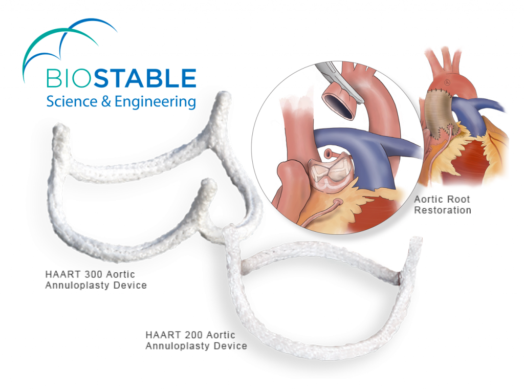 BioStable HAART Technologies products - Aortic Heart Valve Repair and Aortic Root Restoration 